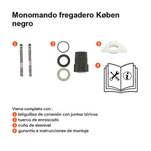 Monomando fregadero KOBEN