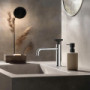 Monomando lavabo INDUSTRIAL caño fijo