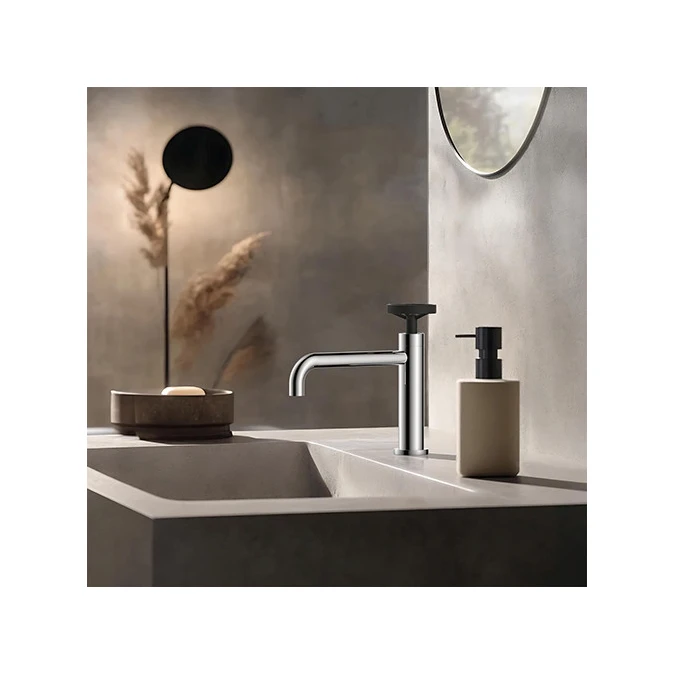 Monomando lavabo INDUSTRIAL caño fijo