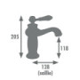 Monomando lavabo MARPLE