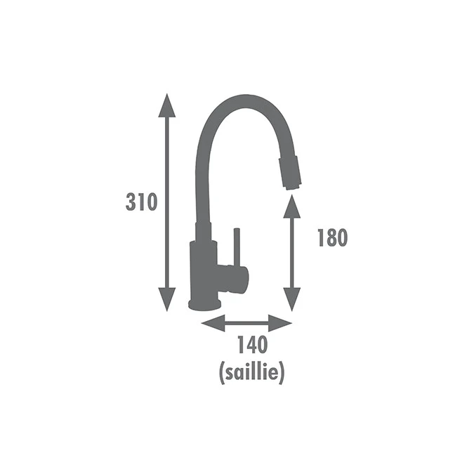 Monomando lavabo memoria de forma ILO