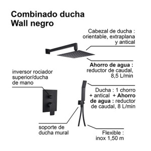 Combinado ducha WALL