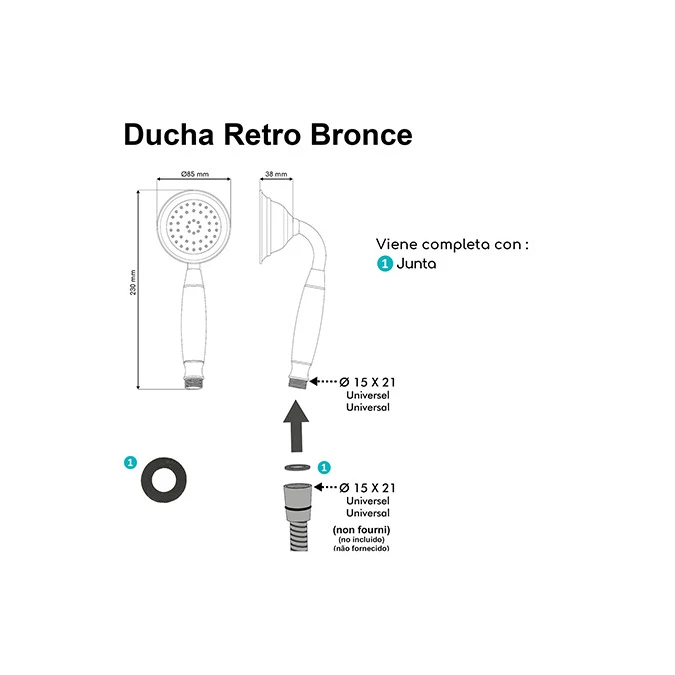 Ducha RETRO