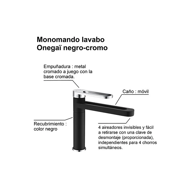 Monomando lavabo ONEGAI