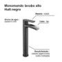 Monomando lavabo alto HUTT