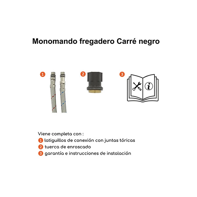 Monomando fregadero CARRE