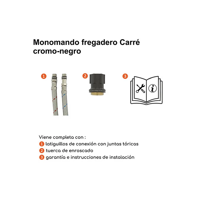Monomando fregadero CARRE