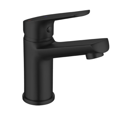 Grifo lavabo monomando RAPID FIX negro