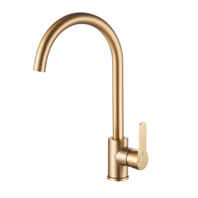 Grifo de cocina RAPID FIX Ocro cepillado