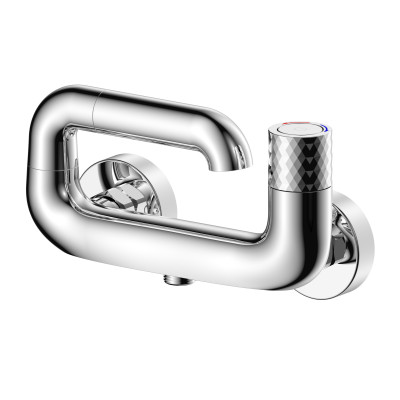 Mezclador de Bañera-Ducha "Le O" - Cromado