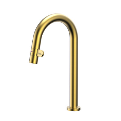 GRIFO COCINA VAMPA ORO CEPILLADO