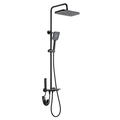 CONJUNTO DUCHA PIANO NEGRO