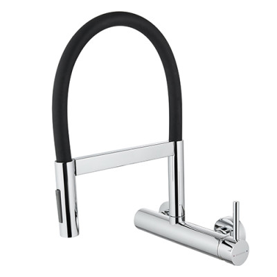 GRIFO COCINA MURAL CON DUCHA Y SOPORTE MAGNETICO