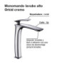 Monomando lavabo alto ORKID
