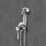Grifo de pared dos aguas con ducha
