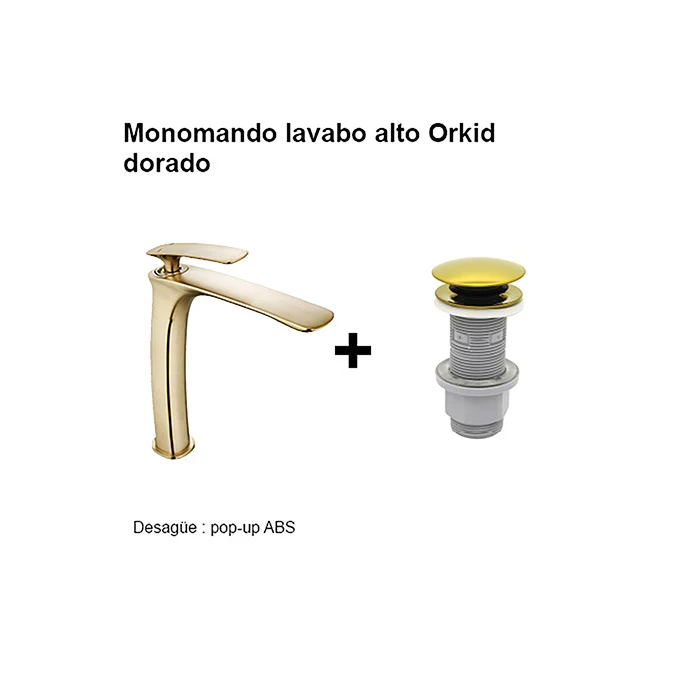 Monomando lavabo alto ORKID