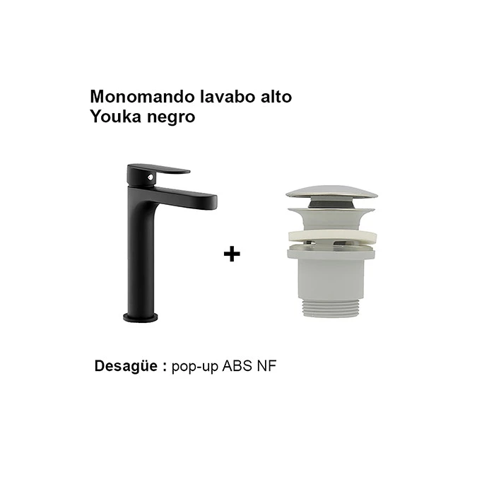 Monomando lavabo YOUKA ALTO