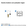Ducha inodoro con pulsador