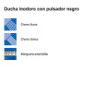 Ducha inodoro con pulsador