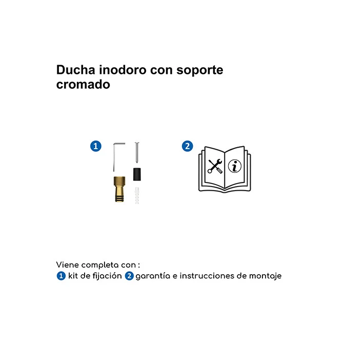 Ducha inodoro con soporte