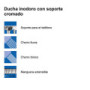 Ducha inodoro con soporte