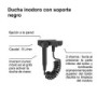 Ducha inodoro con soporte