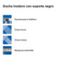 Ducha inodoro con soporte