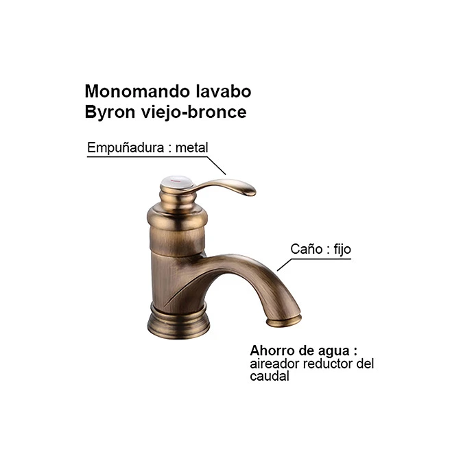 Monomando lavabo BYRON