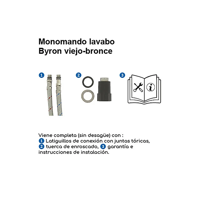 Monomando lavabo BYRON