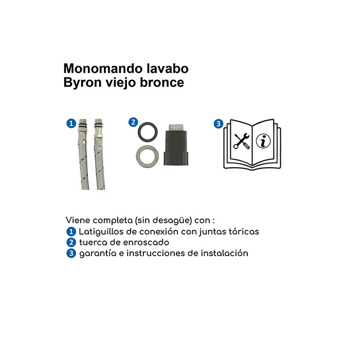 Monomando lavabo BYRON ALTO