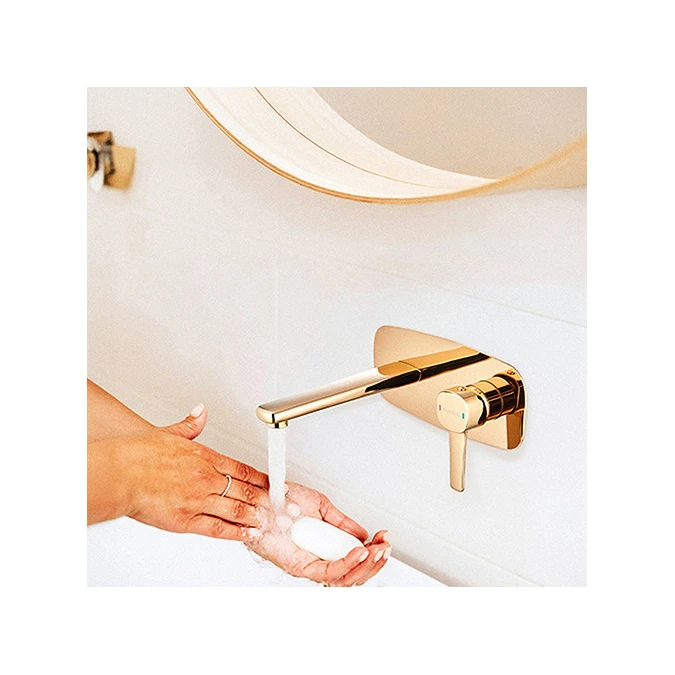 Monomando lavabo empotrado