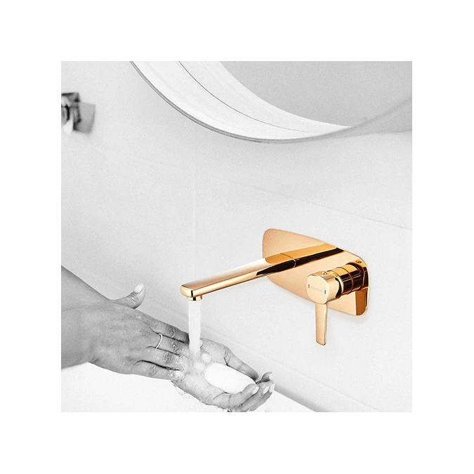 Monomando lavabo empotrado