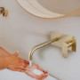 Monomando lavabo empotrado