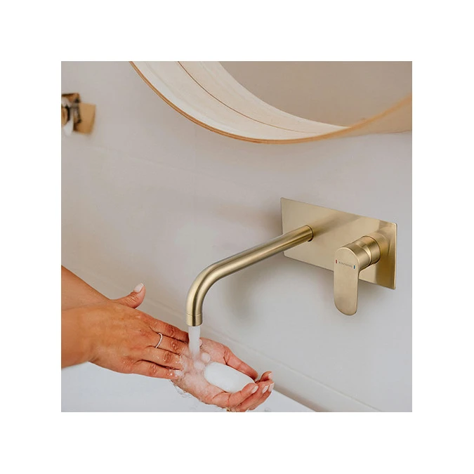 Monomando lavabo empotrado