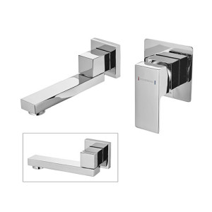 Monomando lavabo empotrado
