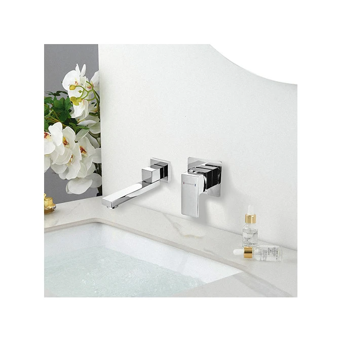 Monomando lavabo empotrado