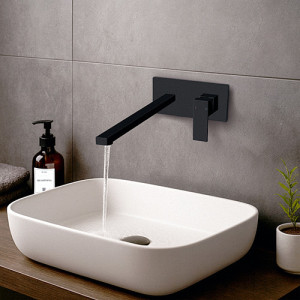 Monomando lavabo empotrado