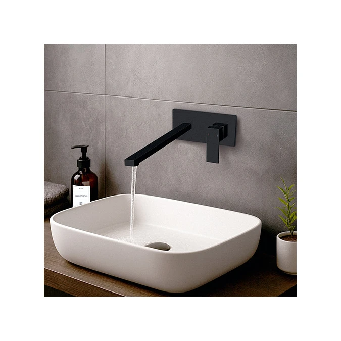 Monomando lavabo empotrado