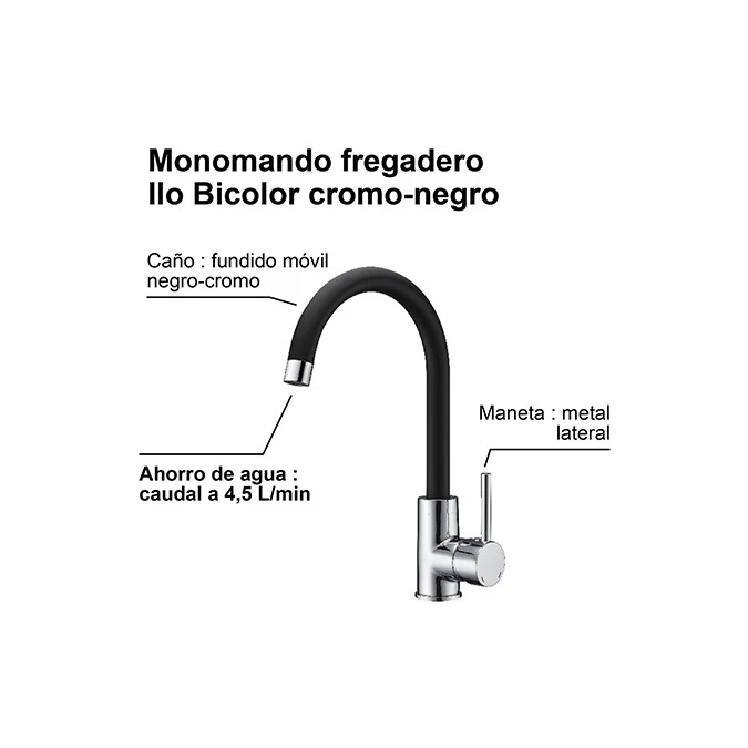 Monomando fregadero ILO