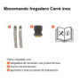 Monomando fregadero CUADRADO con ducha extraíble