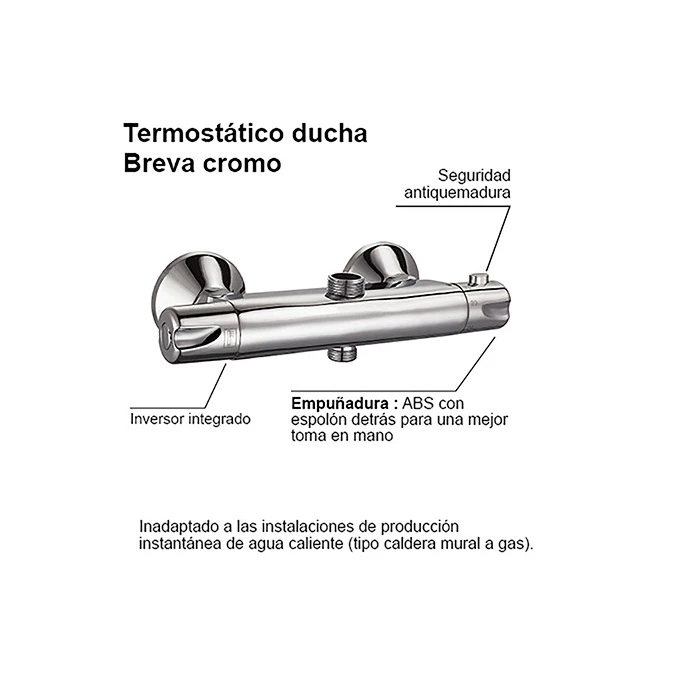 Termostático ducha BREVA