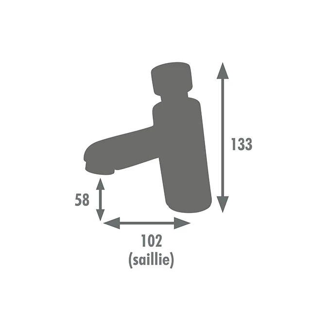 Lavamanos TEMPORIZADO REGULABLE