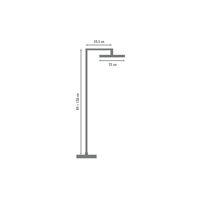 Columna de ducha termostática GRAFITO