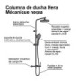 Columna de ducha mecánica HERA