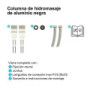 Columna de ducha hidromasaje ALUMINIUM