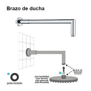 Brazo de ducha