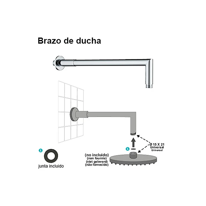 Brazo de ducha