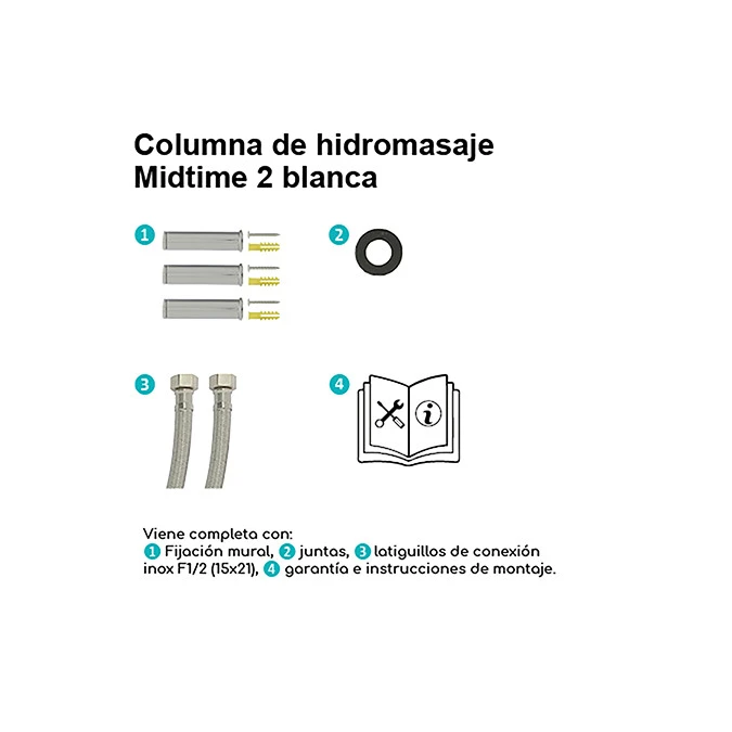 Columna de ducha hidromasaje MIDTIME 2