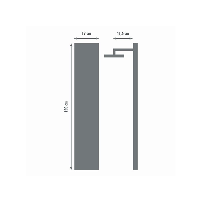 Columna de ducha hidromasaje MIDTIME 2