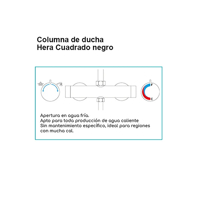 Columna de ducha mecánica HERA